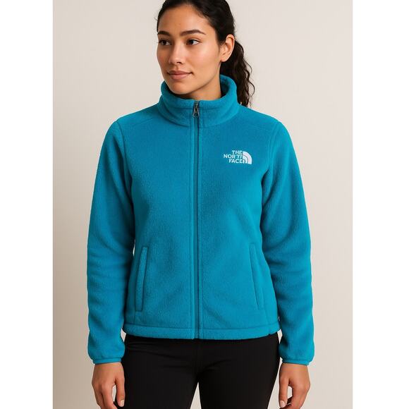 The North Face Osito Fleece Jacket in Teal Blue - Picture 1 of 10